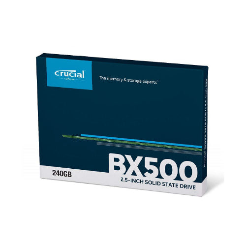 Crucial BX500 240GB 2.5" SATA3 6Gb/s SSD - 3D NAND 540/500MB/s 7mm 1.5 mil MTBF 3yr wty