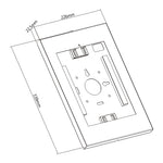 Brateck Anti-Theft Wall-Mounted Tablet Enclosure