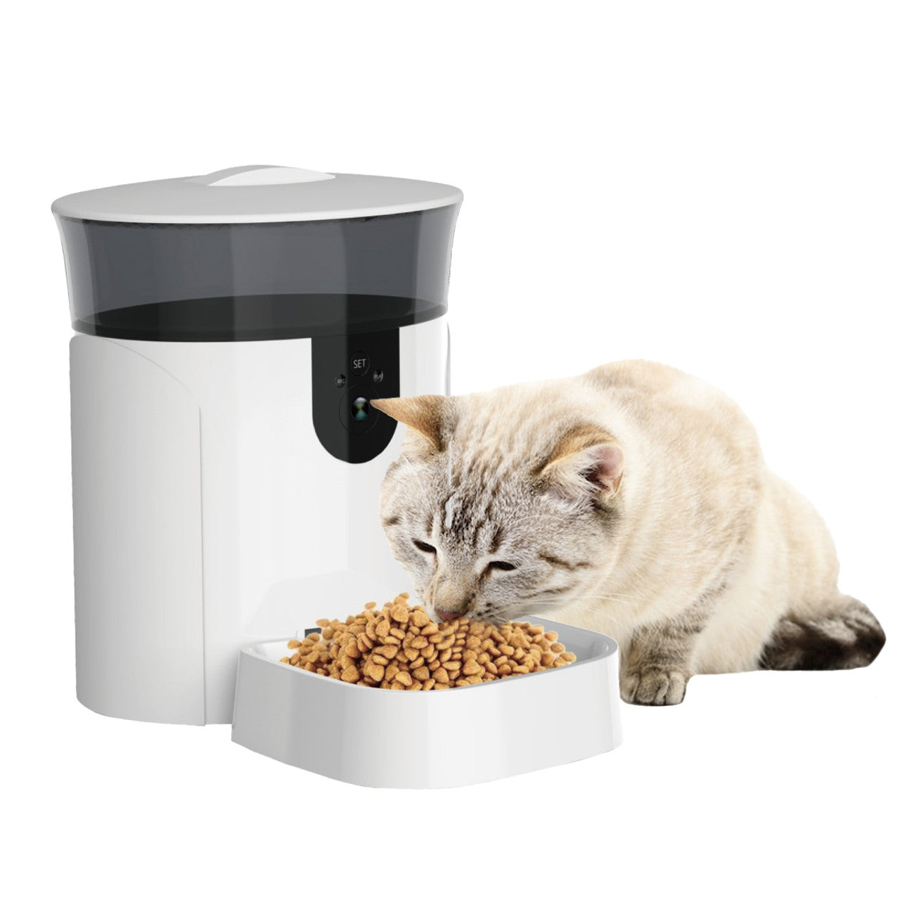 Tech4Pets 7L Smart Pet Feeder with HD Camera & App Control