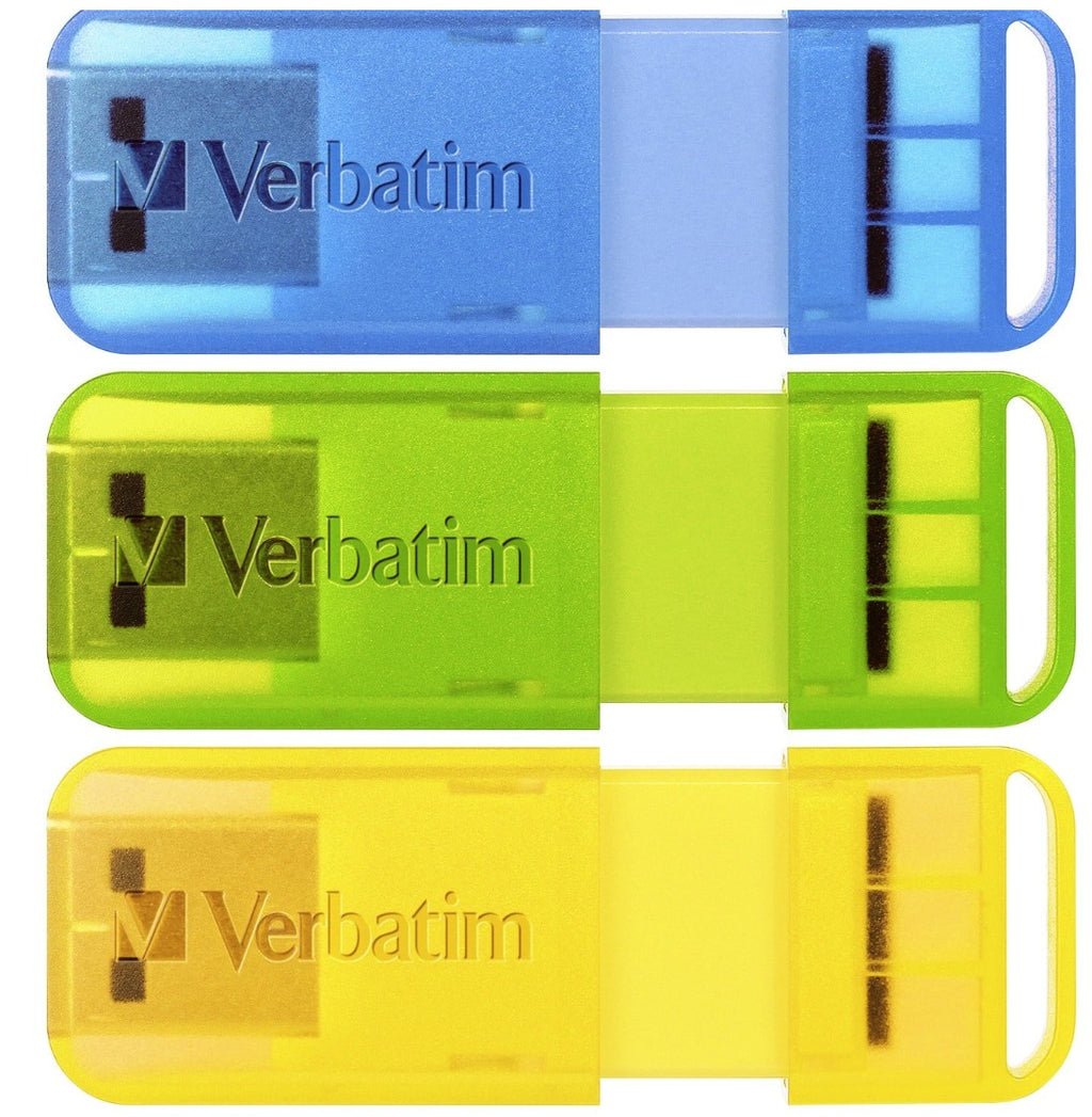 Verbatim Pop-Up 32GB USB 2.0 Triple Pack