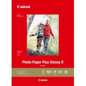 CANON GLOSSY PHOTO PAPER GLOSSY II PP301 A3 - 20 Sheets