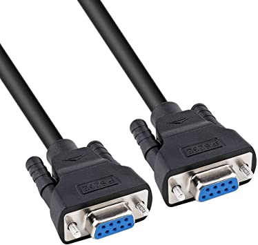 Serial Null-Modem Lead D9 Female to Female 2.0M