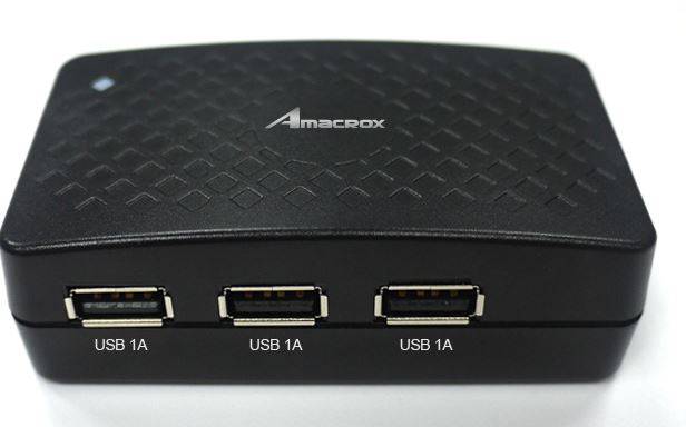AMACROX AC25 4 PORT USB CHARGER POWERED HUB