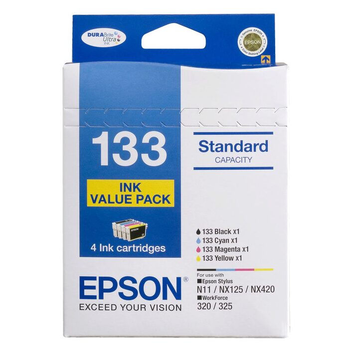 Epson 133 CMYK Ink Cartridge Value Pack