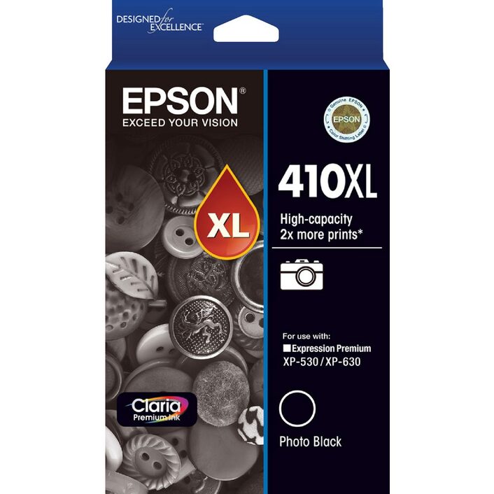 Epson 410XL Photo Black Ink Cartridge