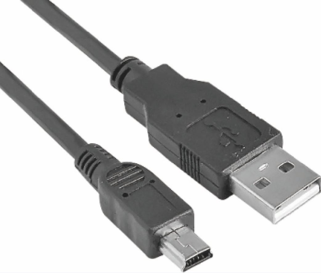 8Ware USB 2.0 Cable 1m A Male to Mini B Black