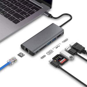 USB-C Dock 6 in 1 Multiport Docking Station