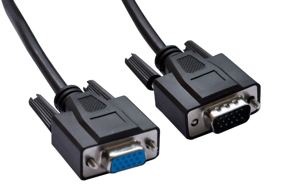 8WARE VGA EXTENSION CABLE 2M-15 PINS
