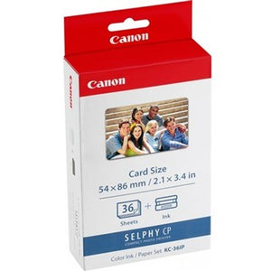 Canon KP36IP Ink & Paper - 36 Sheet Pack (2.1" x 3.4") - 36 sheets SELPHY