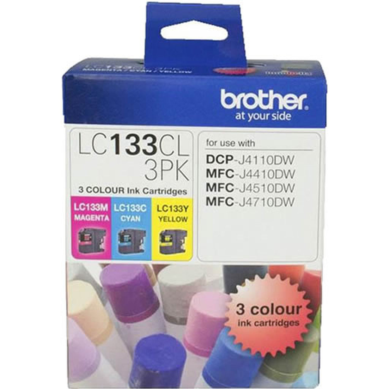 Brother LC-133 Ink Cartridge CMY Value Pack
