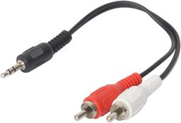 Prolink 3.5mm to 2 RCA plug  10cm