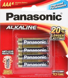 PANASONIC AAA BATTERY 4-pack
