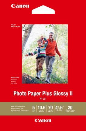 CANON GLOSSY PHOTO PAPER PP-301 4 X6 20 sheet