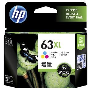 HP 63XL TRI-COLOUR INK CARTRIDGE