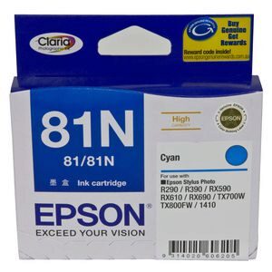 Epson 81N Cyan Ink Cartridge