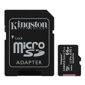 KINGSTON 64Gb MICRO SD WITH ADAPTER canvas select plus