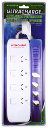 ULTRACHARGE 4WAY SURGE PROTECTED POWER BOARD